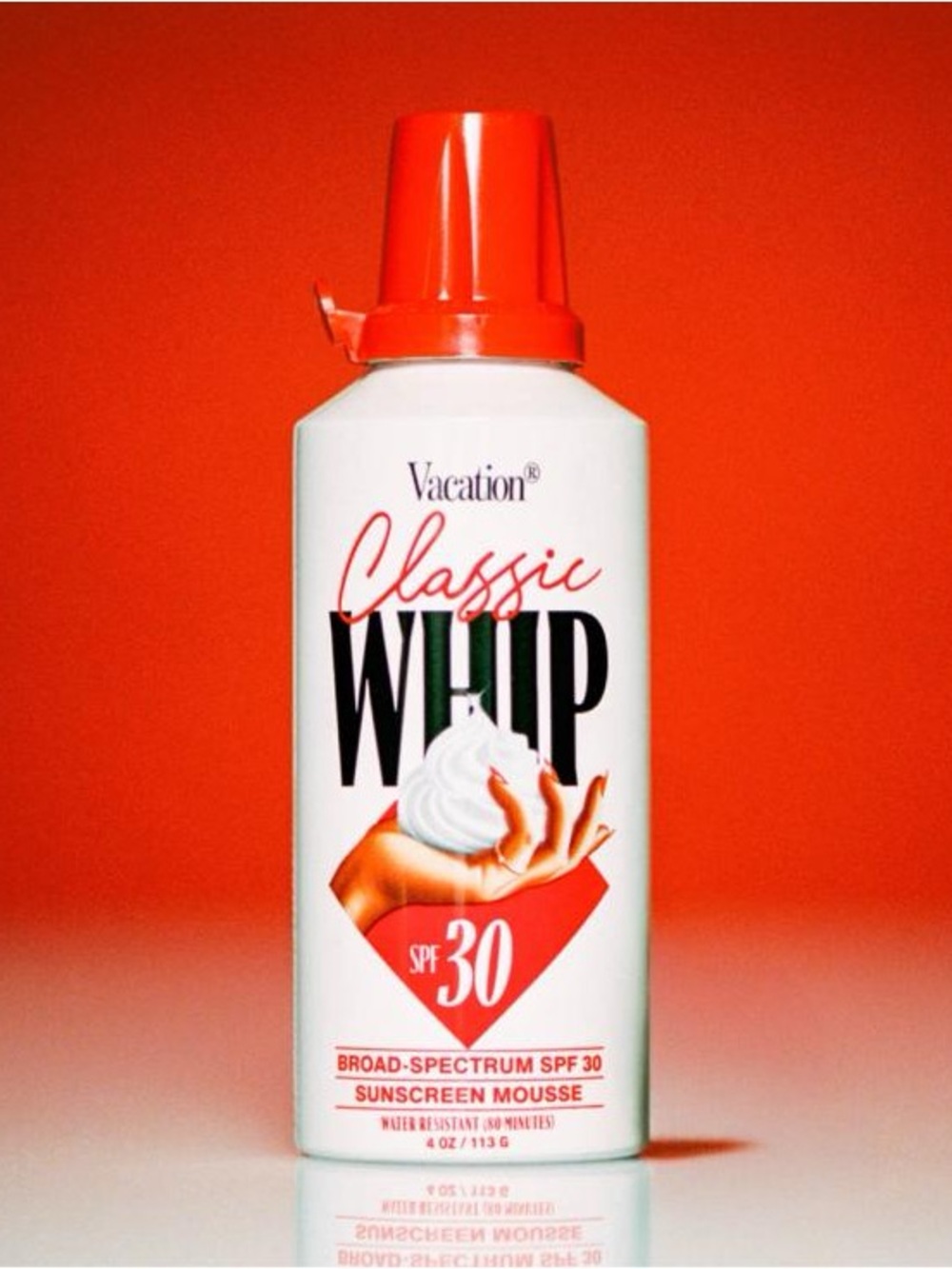 VACATION Classic Whip SPF 30 Sunscreen Mousse NEW